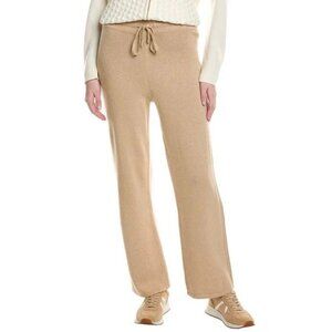 NWT Anne Klein Tan Latte Wool Blend Knit Wide Leg Sweater Pants
